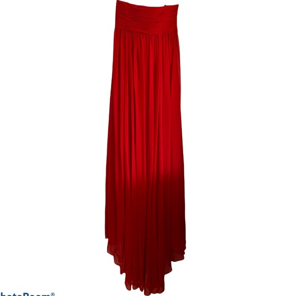JS Boutique Red Dress/ Gown Sz 6 - Picture 2 of 4